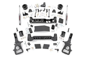 Ram 1500 Suspension Lift Kit - Front + Rear - Rough Country - 5 Inch Lift, Air Ride - '19-'24